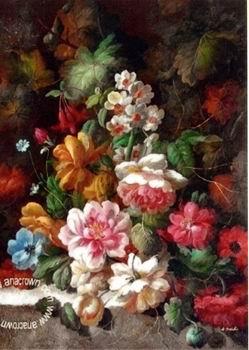 unknow artist Floral, beautiful classical still life of flowers.074 Germany oil painting art